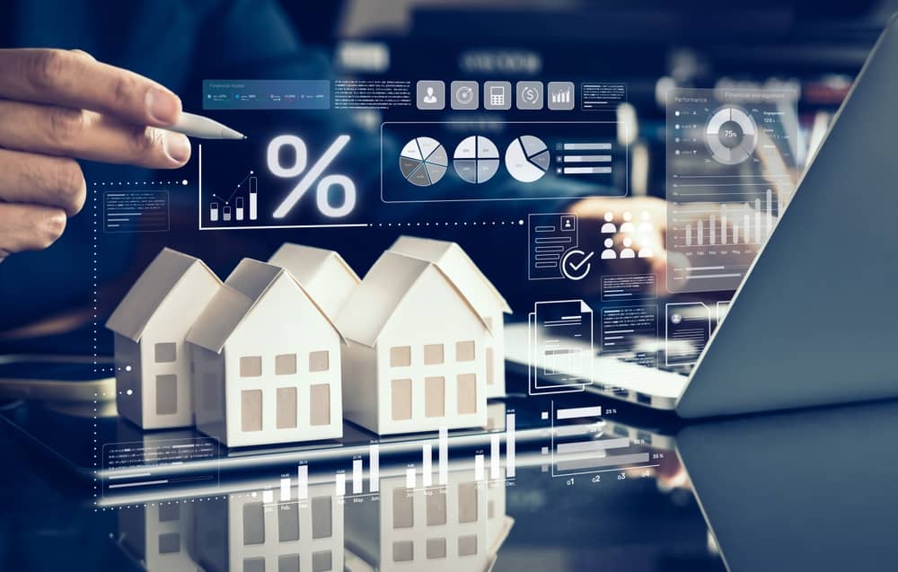 Professional business consultation with property management analytics